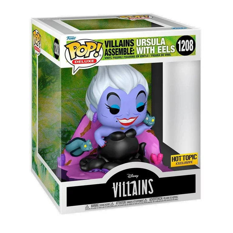 Ursula With Eels Disney Villains Assemble Funko Pop Deluxe #1208