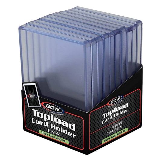 BCW 240 Pt Topload Card Holders