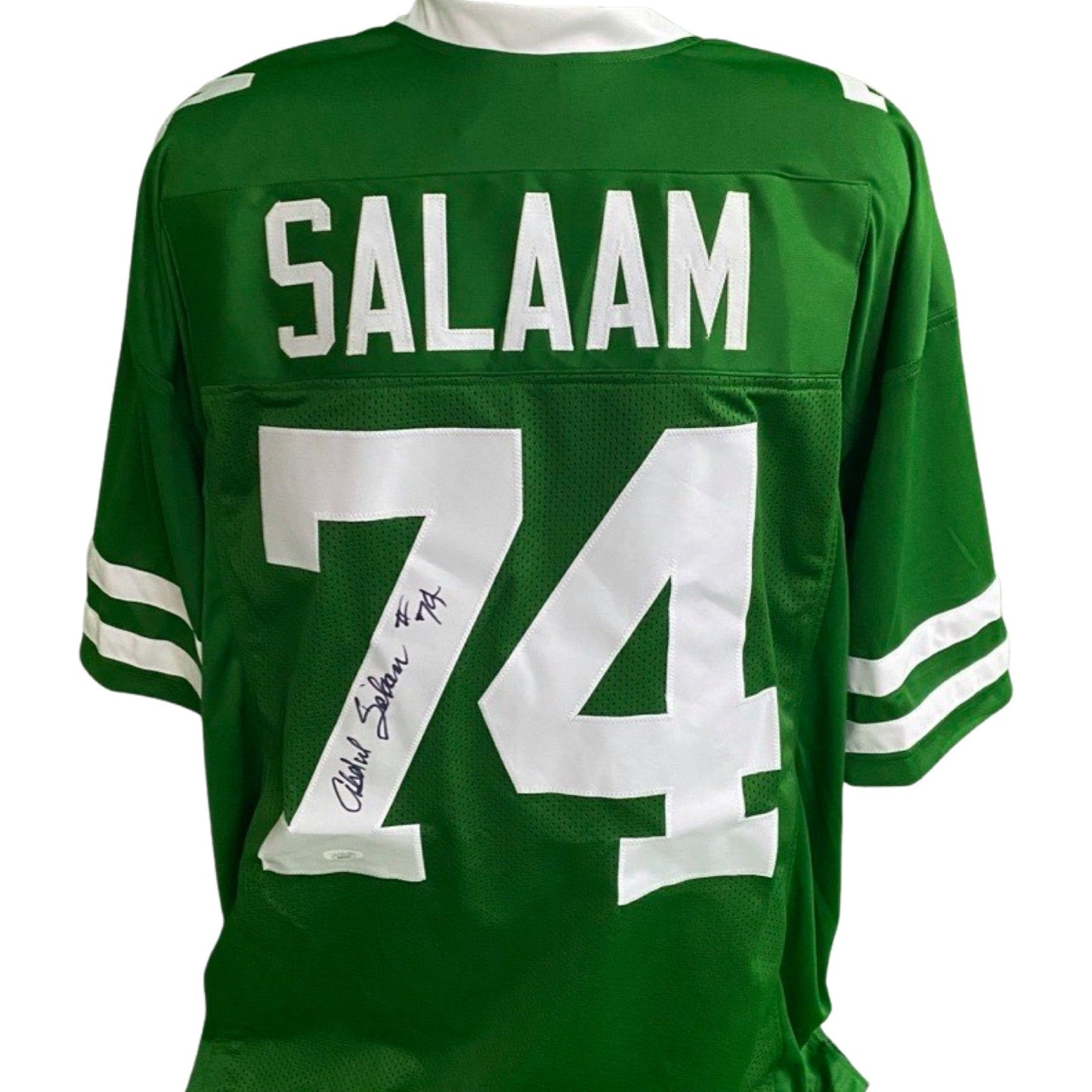Abdul Salaam Autographed New York Jets Green Jersey JSA