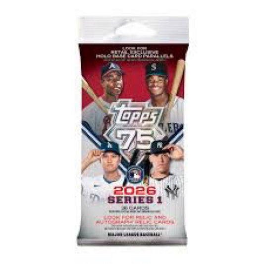 2026 MLB Topps Series One - Fat Pack