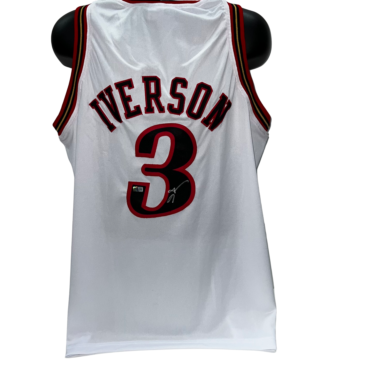 Allen Iverson Autographed Philadelphia 76’ers White Jersey Steiner