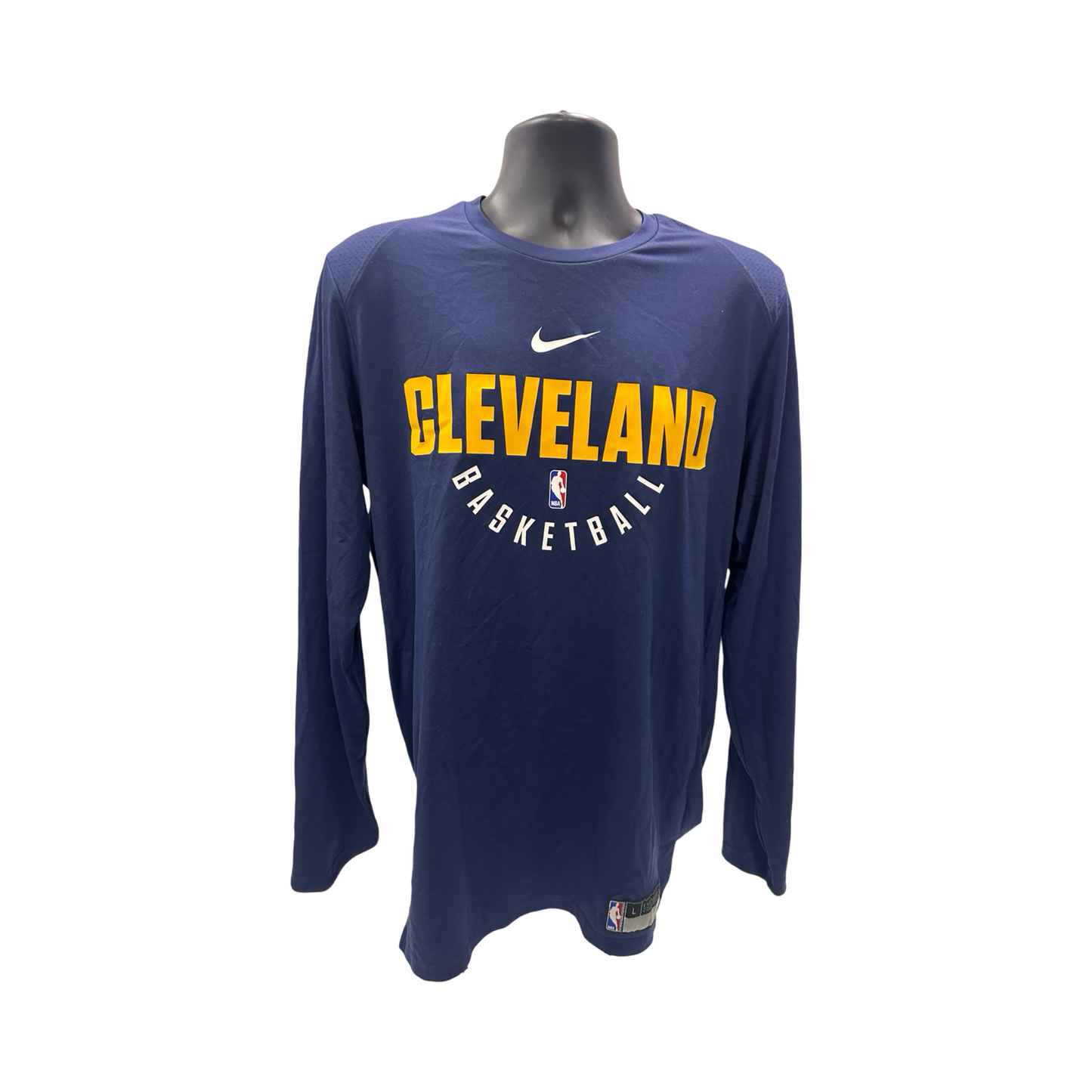 J.R. Smith Game Used 2017 Blue Finals Long Sleeve Warmup Cleveland Cavaliers NBA