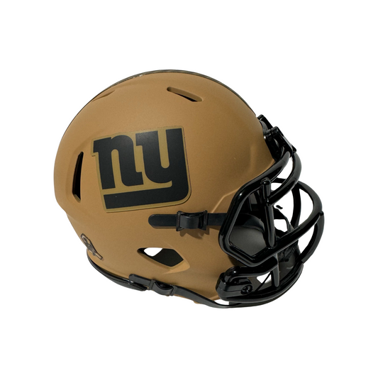 New York Giants Salute to Service Mini Helmet Unsigned
