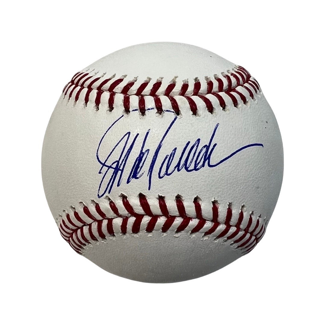 Jorge Posada Autographed New York Yankees OMLB Steiner CX