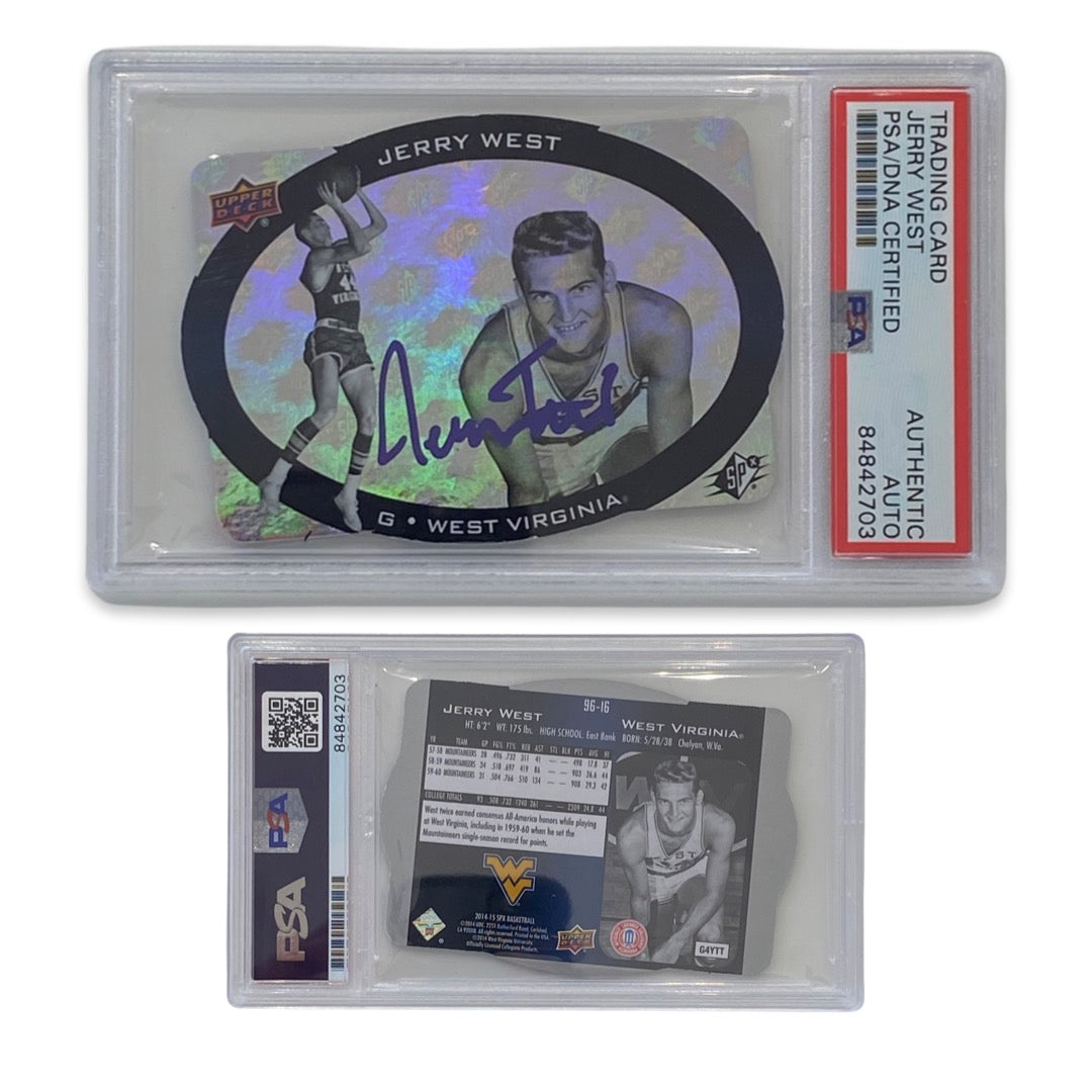 2015 Jerry West Upper Deck SPx #96-16 Autographed PSA Auto Authentic