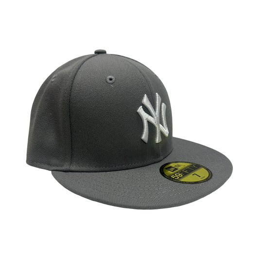New Era MLB New York Yankees Grey Fitted Hat Size 7