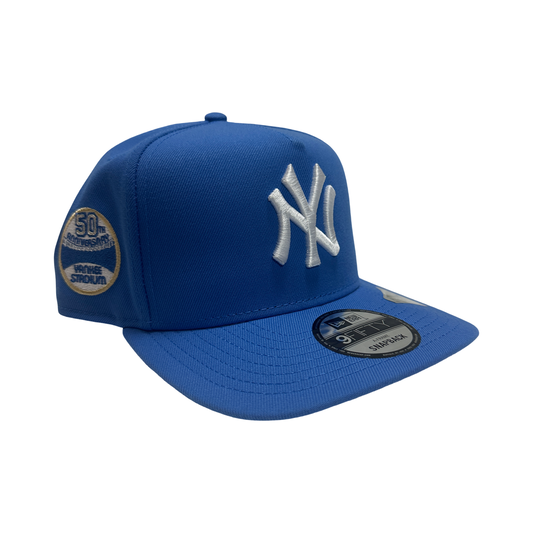 New Era MLB New York Yankees 950AF Curve Light Blue 50th Anniversary Cap
