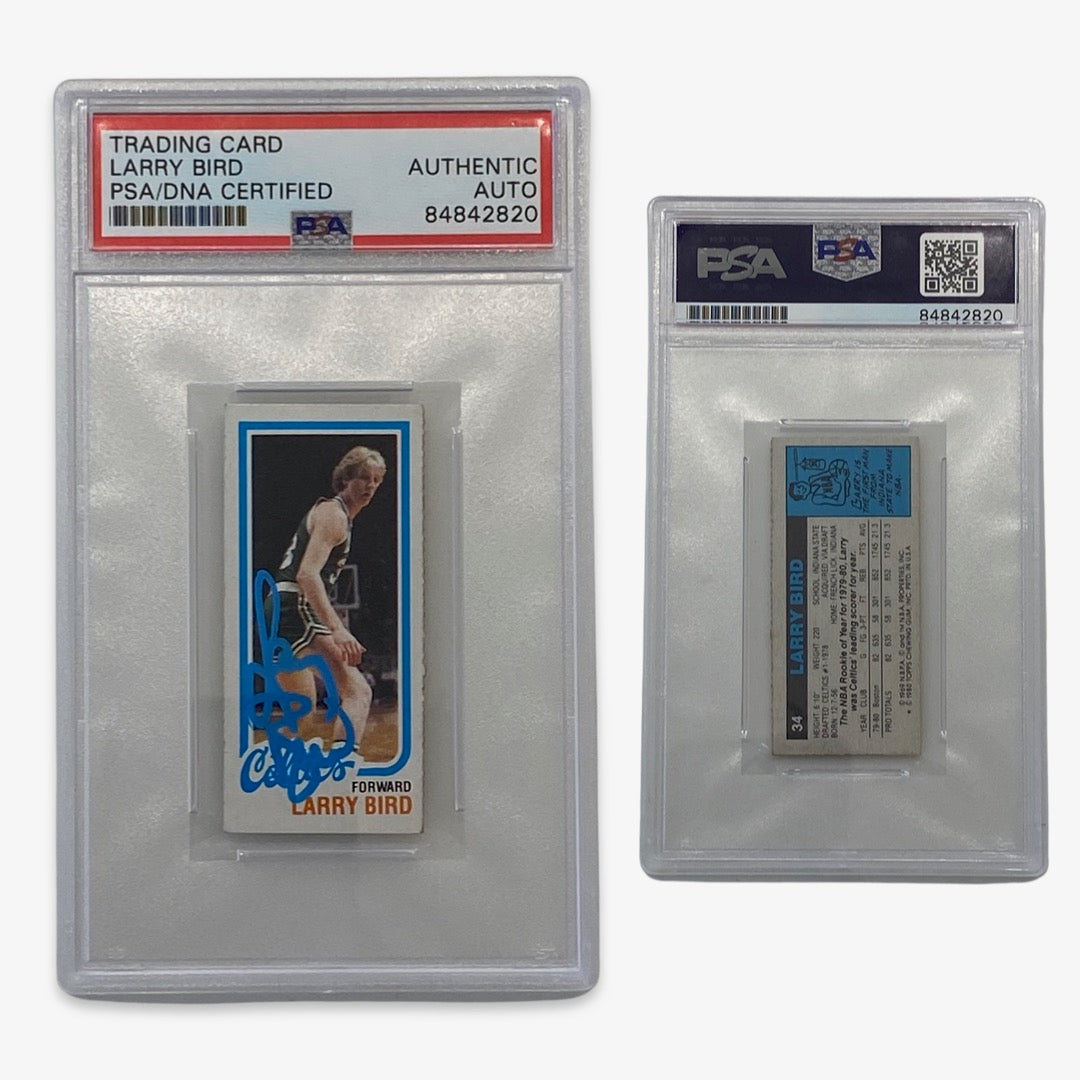 1980 Larry Bird Topps #34 Autographed PSA Auto Authentic Boston Celtics COA RC