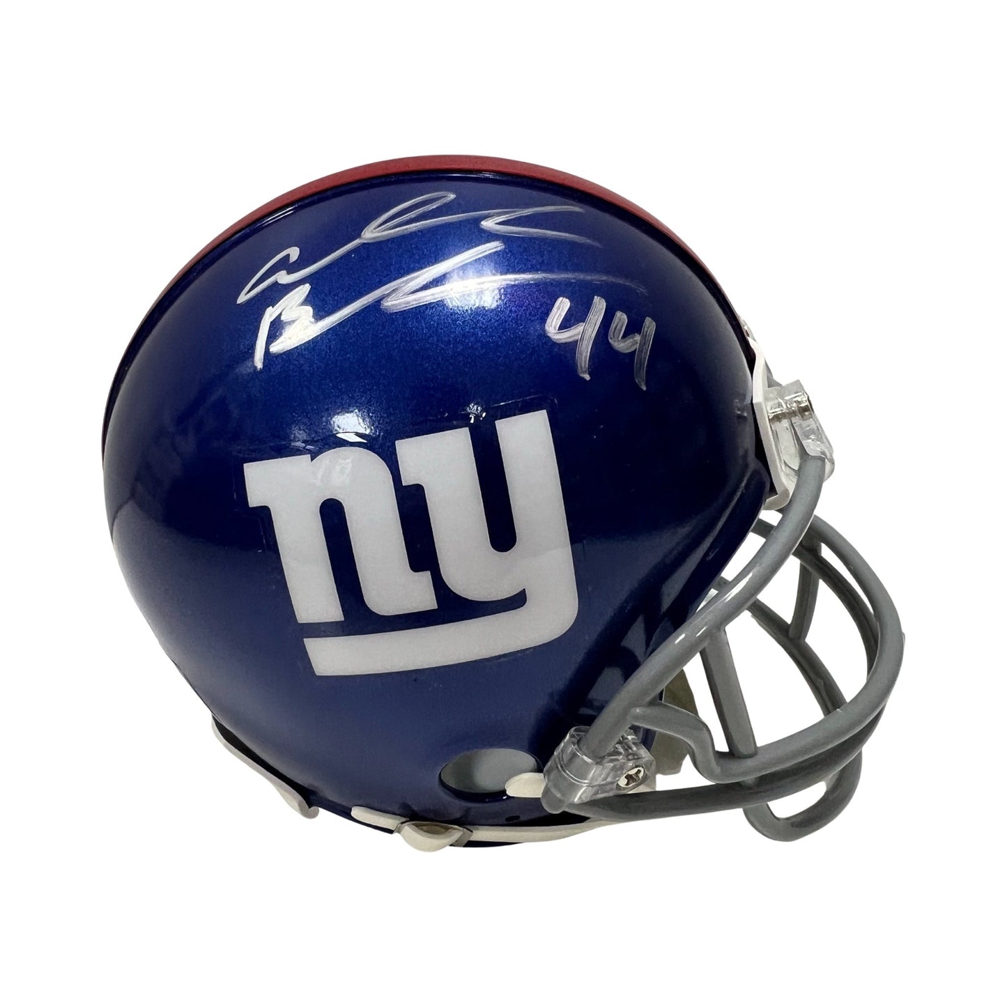 Ahmad Bradshaw Autographed New York Giants Mini Helmet BG