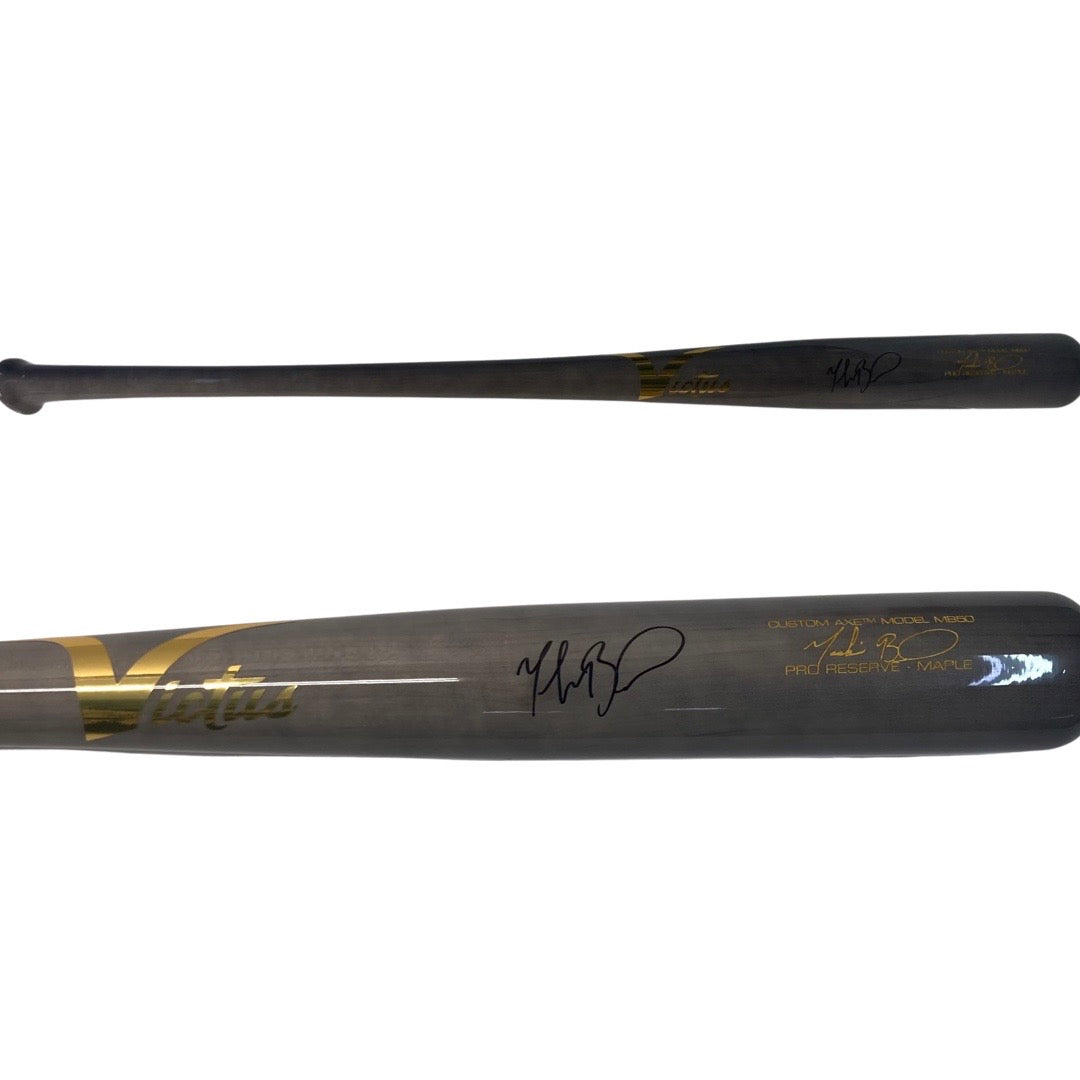Mookie Betts Autographed Los Angeles Dodgers Victus MB60 Game Model Bat Fanatics