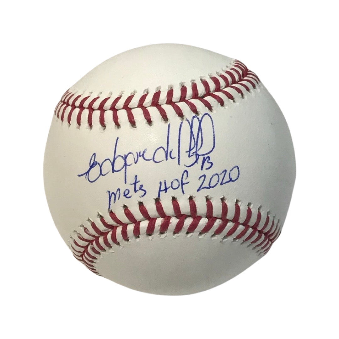 Edgardo Alfonzo Autographed New York Mets OMLB “Mets HOF 2020” Inscription JSA