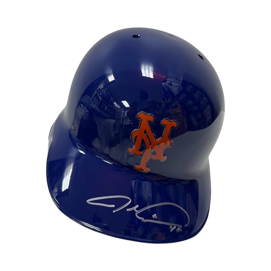 Jacob deGrom Autographed New York Mets Batting Helmet Dave & Adams COA