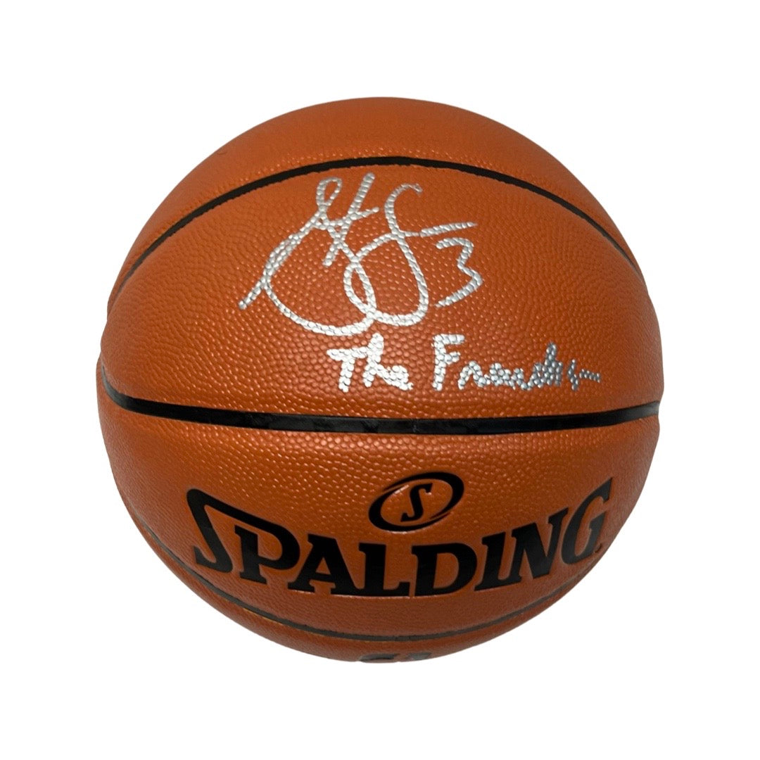 Steve Francis Autographed Spalding Game Ball Series Basketball The Franchise Inscription JSA