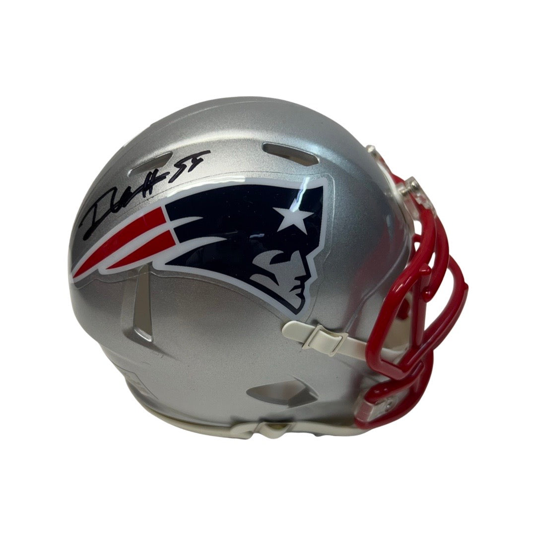 Josh Uche Autographed New England Patriots Speed Mini Helmet Steiner CX