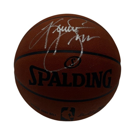 Kenny Smith Autographed Spalding Official Game Basketball Beckett
