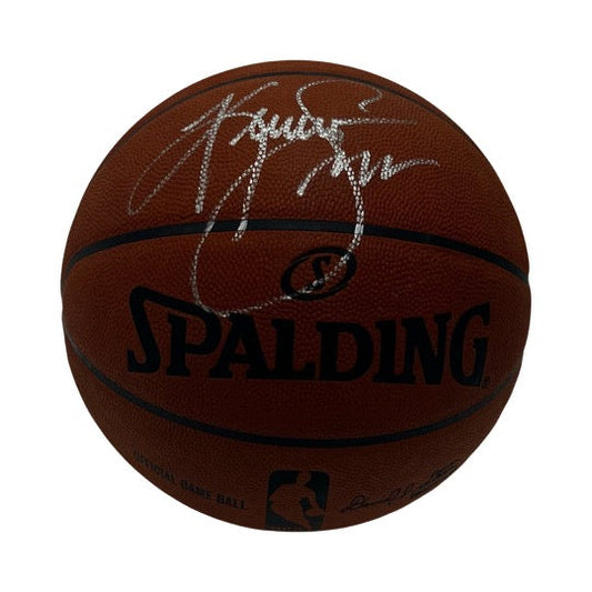 Kenny Smith Autographed Spalding Official Game Basketball Beckett