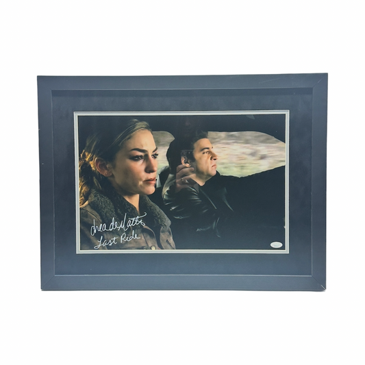 Drea De Matteo Autographed The Sopranos "Last Ride" Inscribed 16x20 JSA - Framed