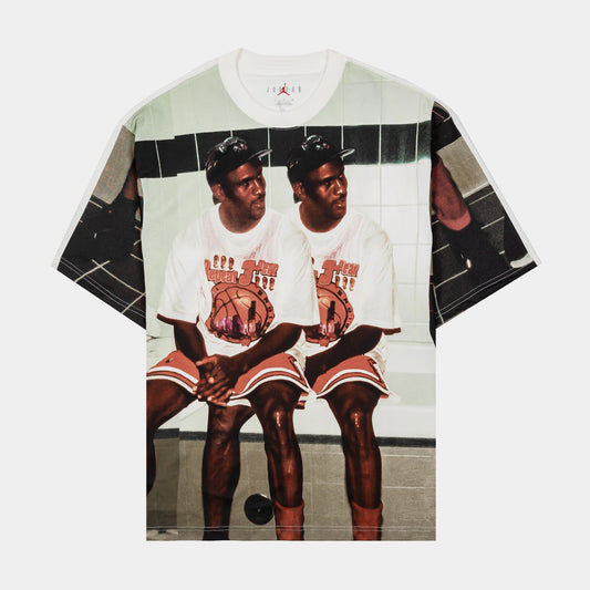Air Jordan Flight Heritage T-Shirt (Sail/Black) - Size M BRAND NEW WITH TAGS