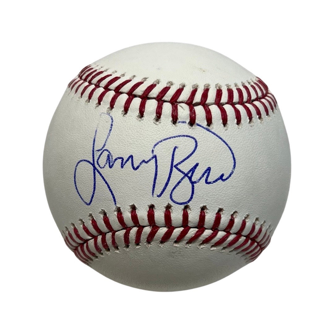 Larry Bird Autographed Boston Celtics OMLB Blue Ink Steiner CX/Larry Bird COA