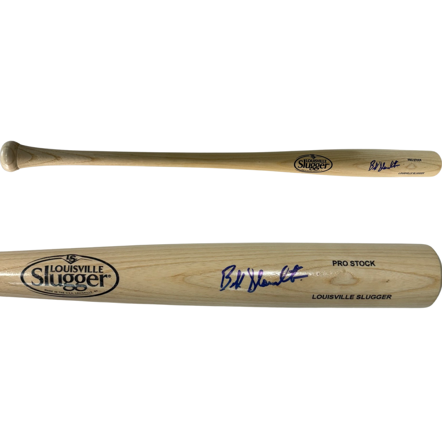 Buck Showalter Autographed Rawlings Tan Bat Steiner CX