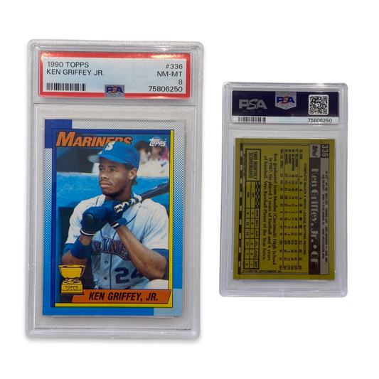 1990 Ken Griffey Jr. Topps #336 PSA NM-MT 8