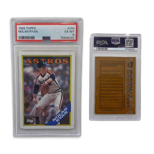 1988 Nolan Ryan Topps #250 PSA EX-MT 6
