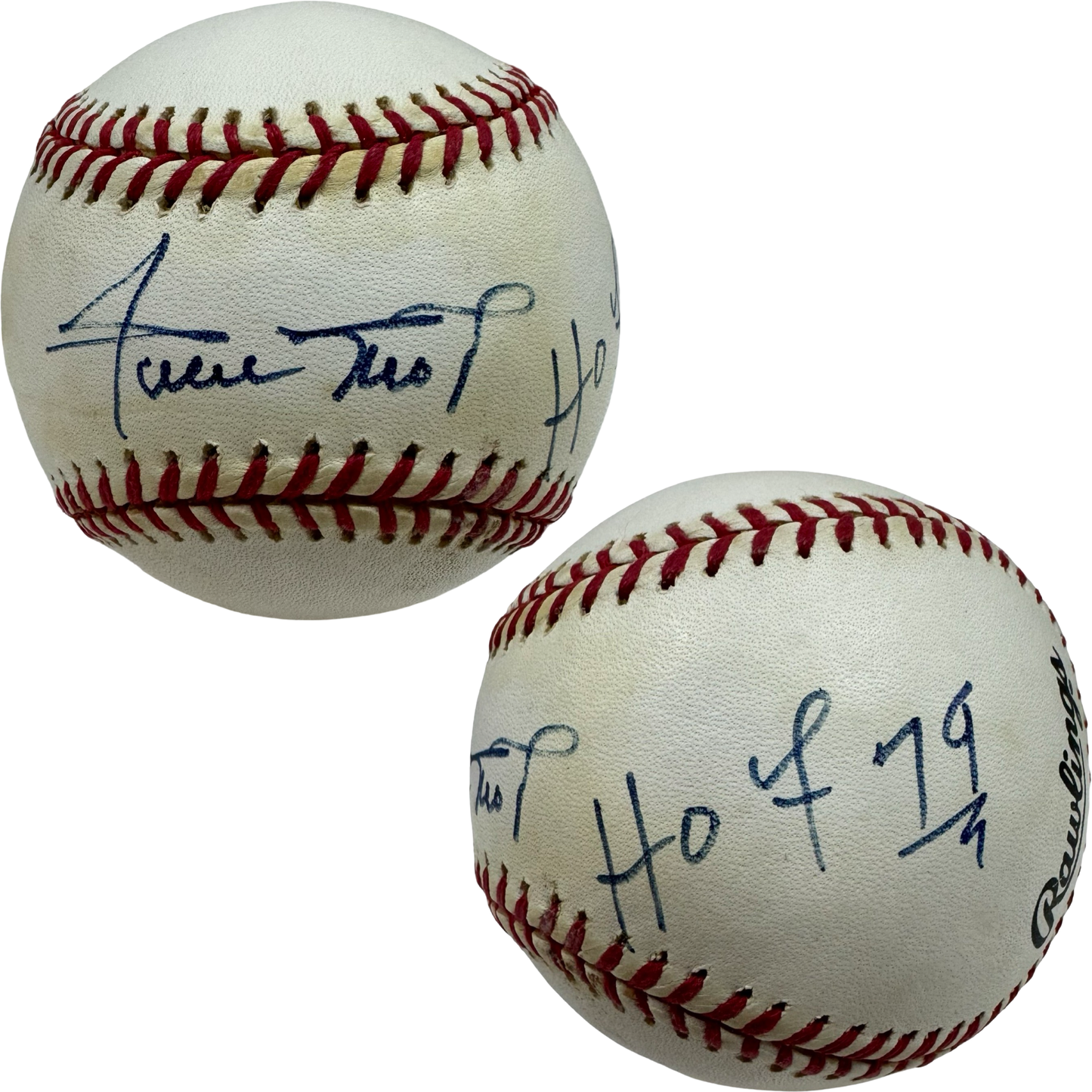 Willie Mays Autographed San Francisco Giants Official National League Baseball HOF 79 Inscription JSA