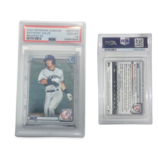 2020 Anthony Volpe Bowman Chrome Prospects #BCP-139 PSA GEM MT 10