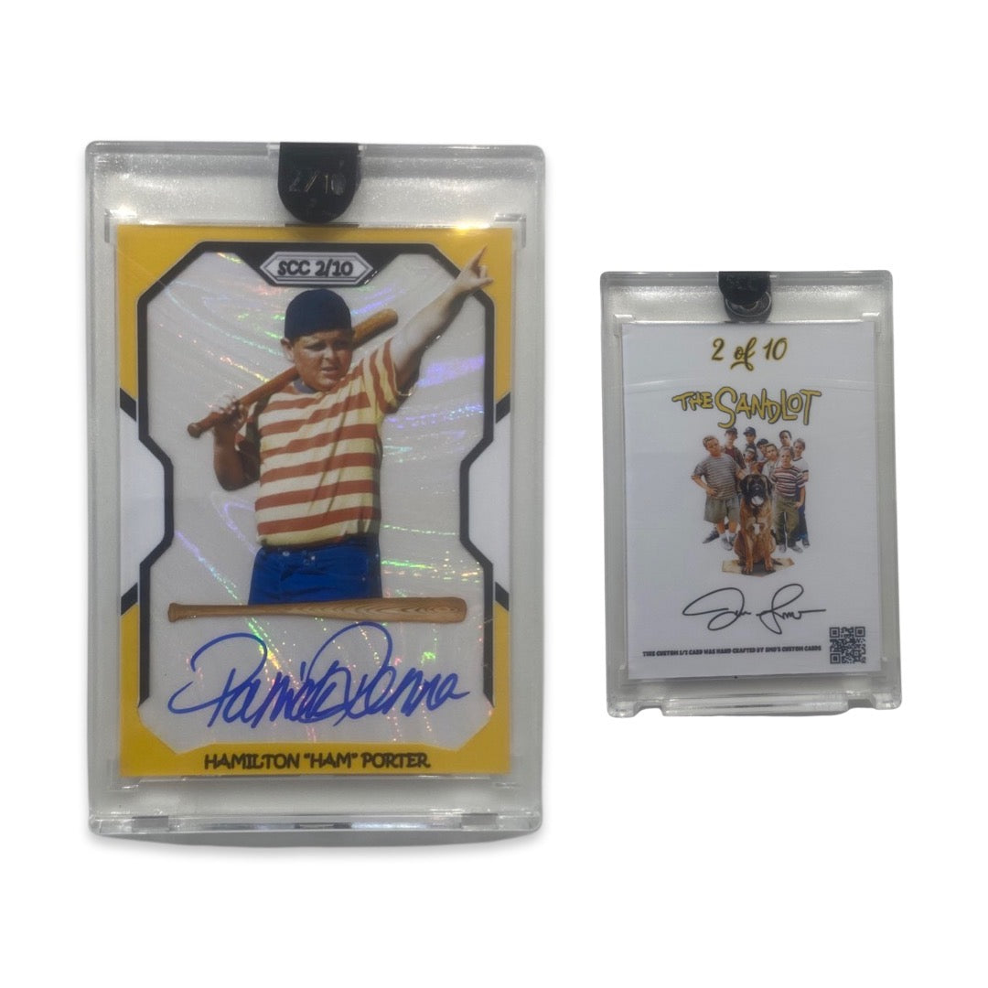 Hamilton "Ham" Porter The Sandlot Autographed Card