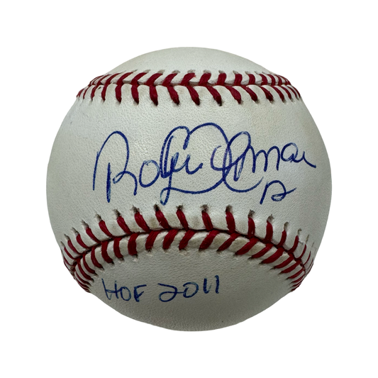 Roberto Alomar Autographed Official American League Baseball HOF 2011 Inscription JSA