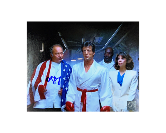 Burt Young Autographed Rocky IV 8x10 ASI