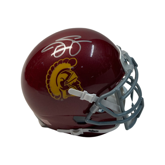 Jason Sehorn Autographed USC Trojans Mini Helmet JSA