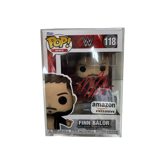 Finn Balor Signed WWE Funko Pop #118 Beckett