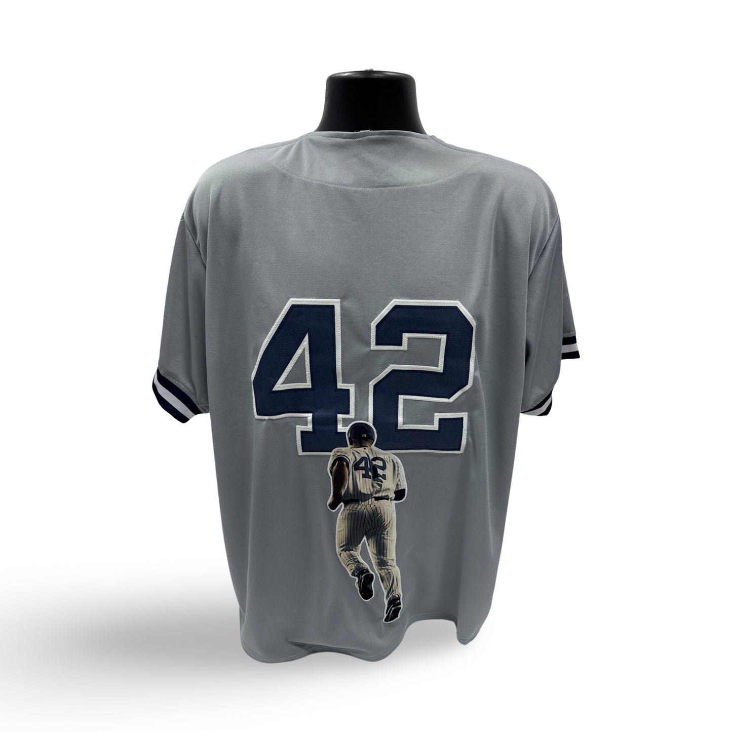 Mariano Rivera New York Yankees Unsigned #42 Custom Art Jersey