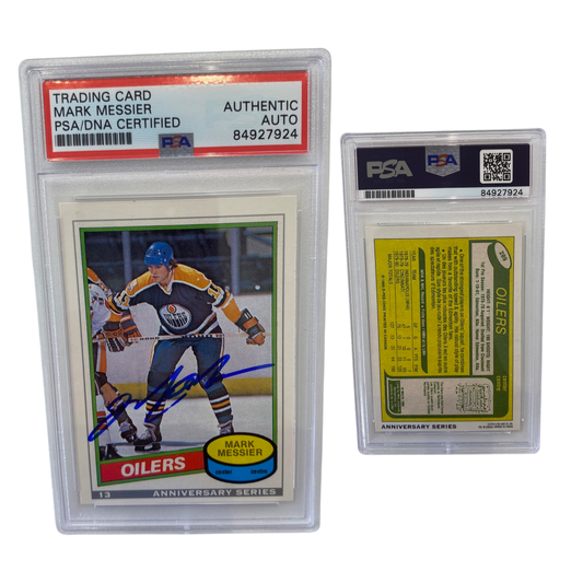 1992 Mark Messier O-Pee Chee Anniversary Series #13 Autographed PSA Gem MT 10