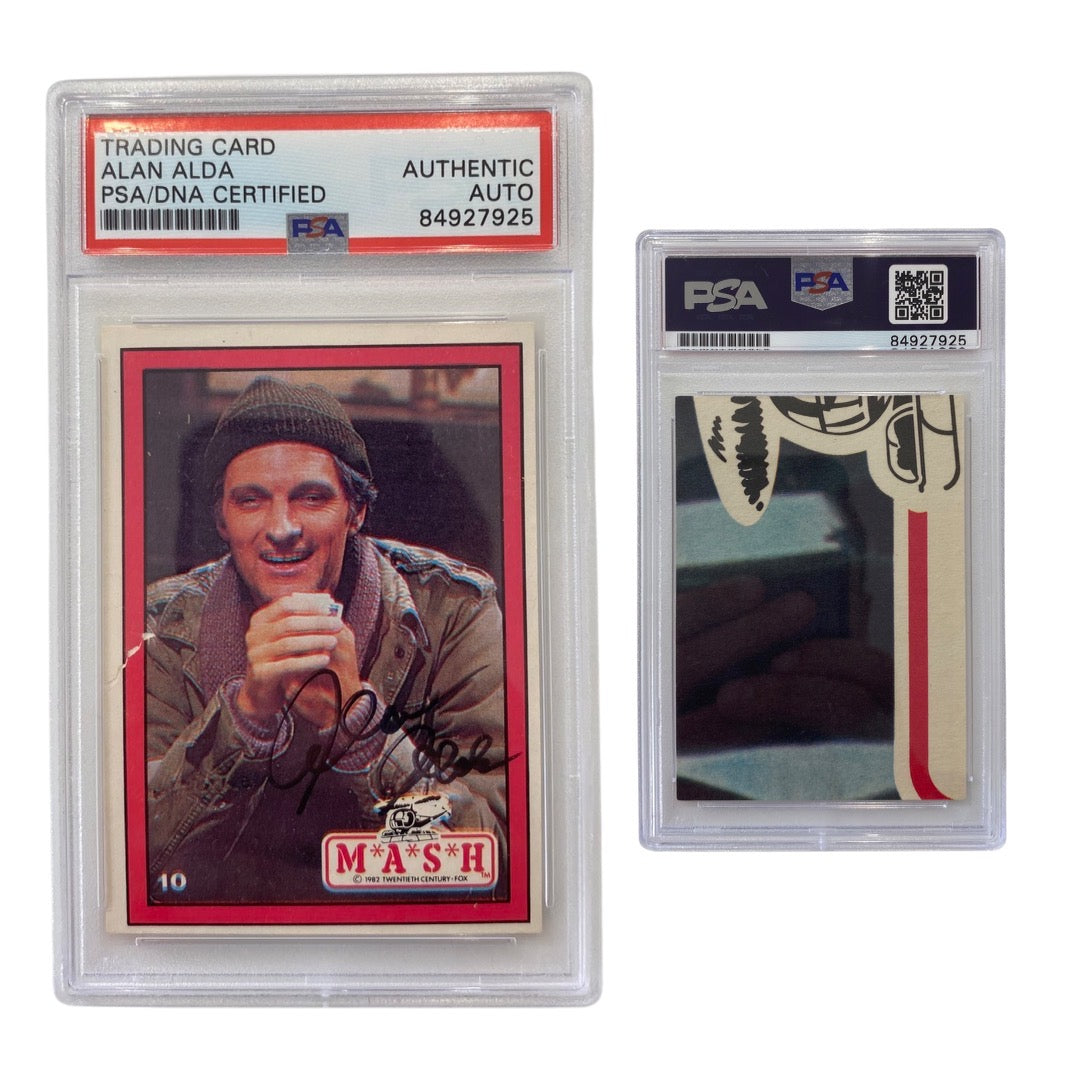 1982 Alan Alda MASH #10 Autographed PSA Auto Authentic