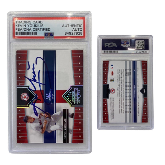 2005 Kevin Youkilis Donruss Champions #399 Autographed PSA Auto Authentic