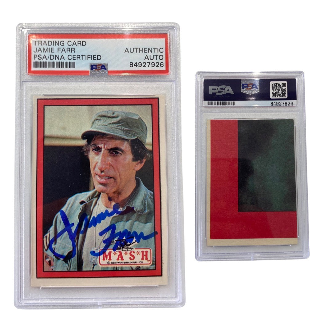 1982 Jamie Farr MASH #1 Autographed PSA Auto Authentic