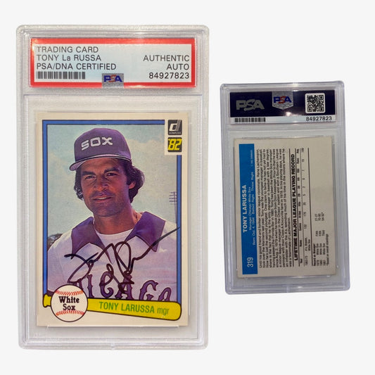 1982 Tony La Russa Donruss #319 Autographed PSA Auto Authentic