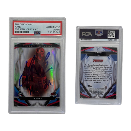 2020 Kane Topps Finest #R-5 "H.O.F. 21" inscription PSA Authentic Auto