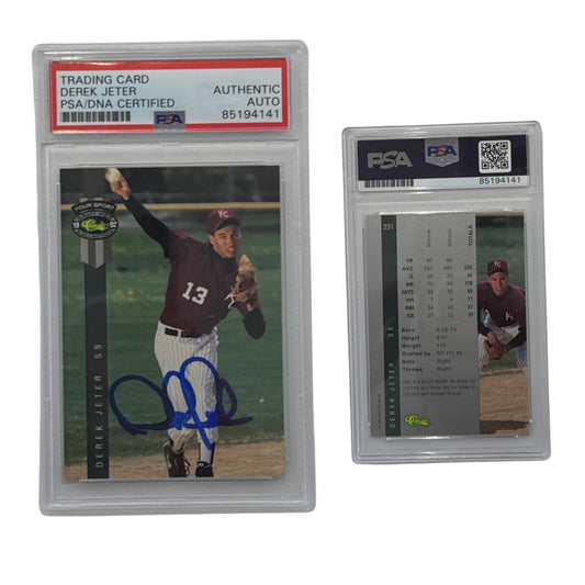 1992 Derek Jeter Classic Games #231 PSA Authentic Auto