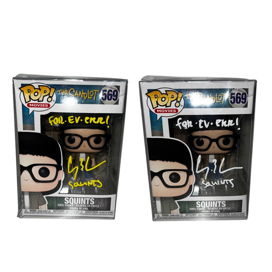 Chauncey Leopardi "Squints" From The Sandlot Autographed Funko Pop Inscribed "For-Ev-Err!" Beckett