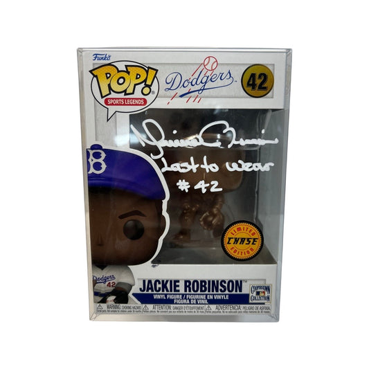 Mariano Rivera Autographed Jackie Robinson Gold Edition Funko Pop “Last to Wear #42” Inscription White Ink Steiner CX