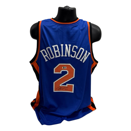 Nate Robinson Autographed New York Knicks Classic Blue #2 Jersey Beckett