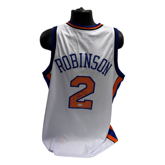 Nate Robinson Autographed New York Knicks Classic White #2 Jersey Beckett