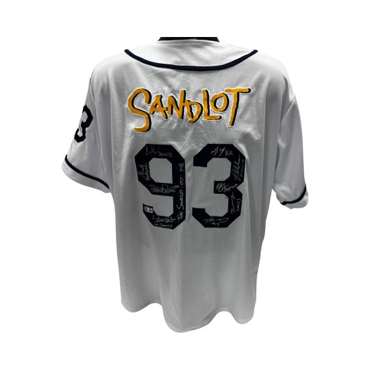 The Sandlot Cast Autographed Jersey w/ YKMS Beckett $319