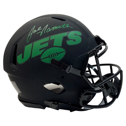 Joe Namath Autographed New York Jets Eclipse Authentic Helmet JSA