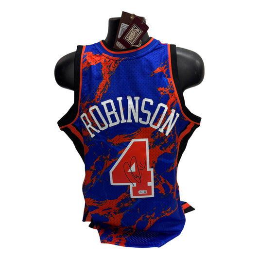 Nate Robinson Autographed New York Knicks 2005-06 Mitchell & Ness Swingman Blue & Orange Tie Dye Jersey Beckett