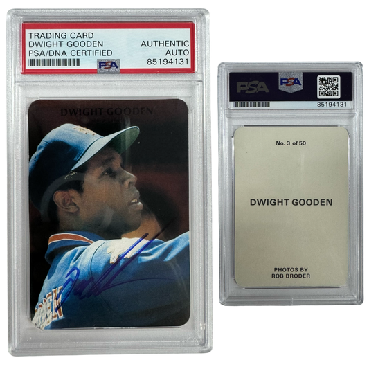 1986 Dwight Doc Gooden Autographed Broder Type - Rob Broder #3 PSA Auto Authentic