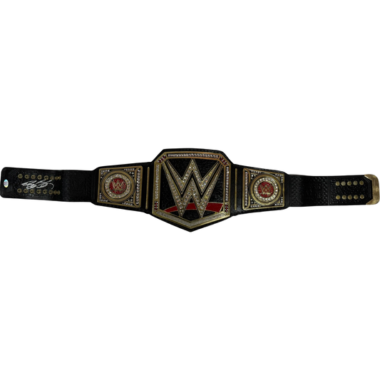 Bill Goldberg Autographed WWE Championship Belt Replica PSA